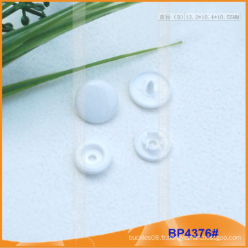 Bouton rond en plastique Snap BP4376